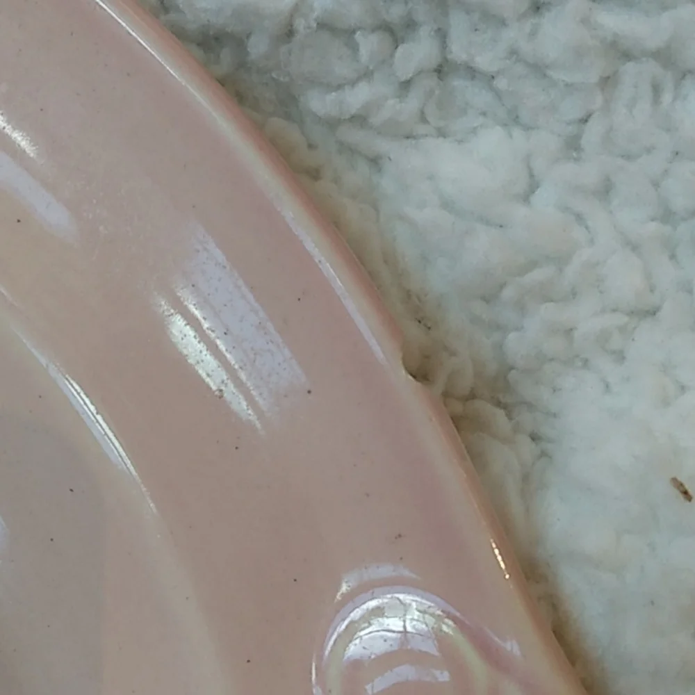 Vintage Lu-Ray Pastels pink tray